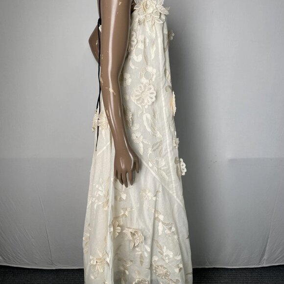 Arrange Mirrored Floral Appliqué Fit & Flare Maxi Dress – Size 10 (NWT) - Picture 7 of 11